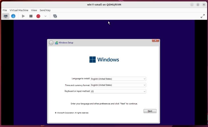 Создание гостевой виртуальной машины Windows 11 в Qemu/KVM